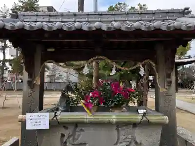 三津厳島神社の手水舎