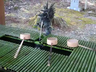 身延山奥之院思親閣の手水舎