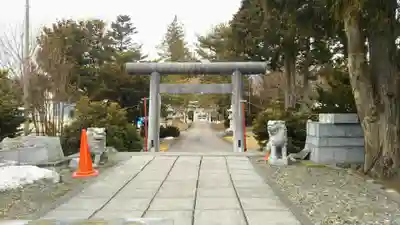 早来神社の鳥居