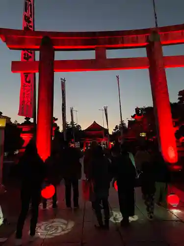 豊川閣　妙厳寺の鳥居