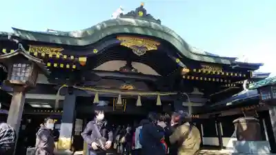 穴八幡宮の本殿・本堂