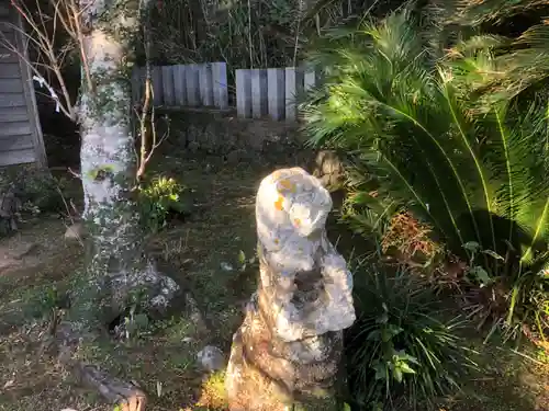 志々伎神社 沖都宮の狛犬