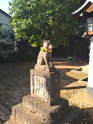 砧三峯神社の狛犬