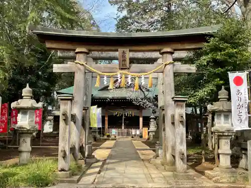 沓掛香取神社の鳥居