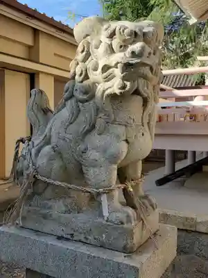 松山神社の狛犬