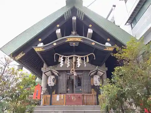 築土神社の本殿・本堂