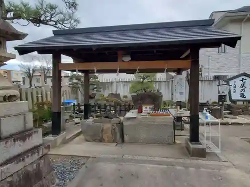 七尾神社の手水舎