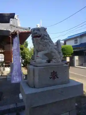 長門鎮守八幡神社の狛犬