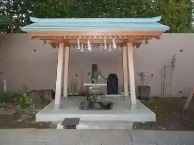 下神明天祖神社の手水舎