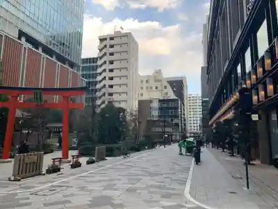 福徳神社（芽吹稲荷）の鳥居