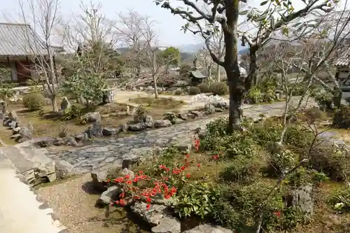 禅定寺の庭園