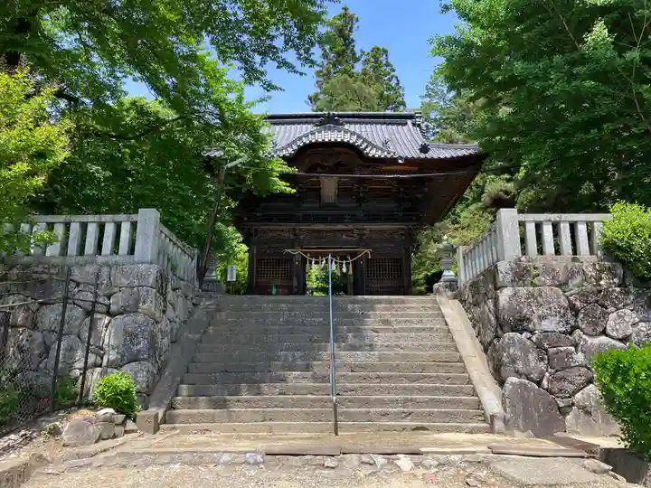 白山社 里宮の山門・神門