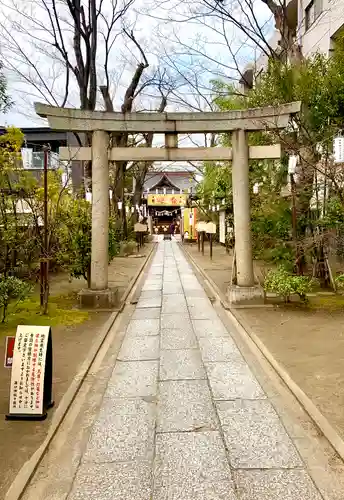 溝口神社の鳥居