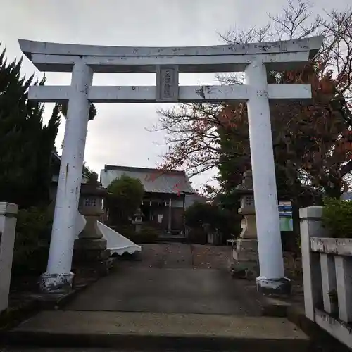 豆塚神社の鳥居