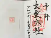 出雲大社三神教会の御朱印