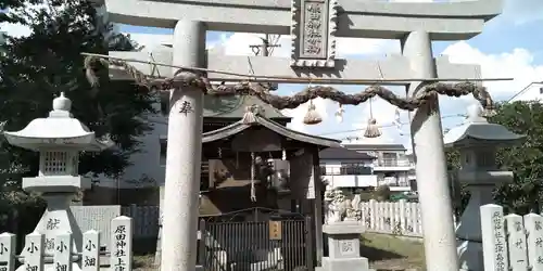 原田神社分祠上津島奉拝所の鳥居