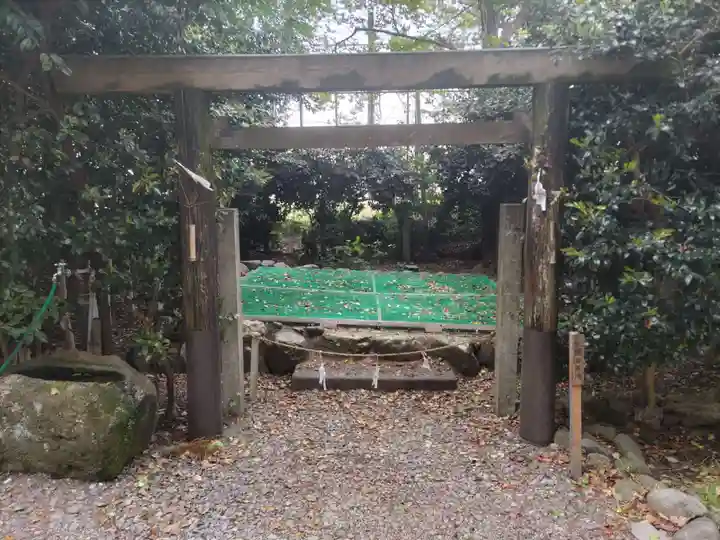 箕曲中松原神社の鳥居