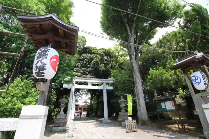 武蔵野八幡宮の鳥居
