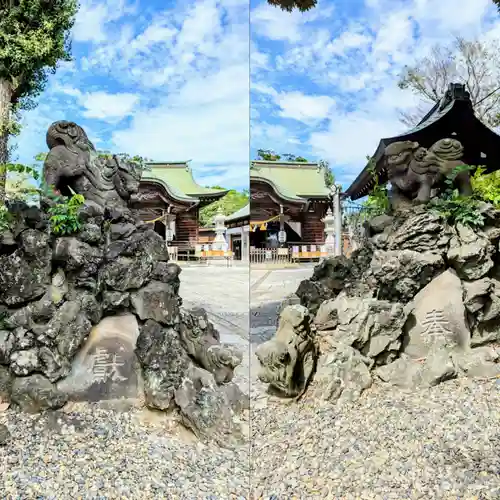 菊田神社の狛犬