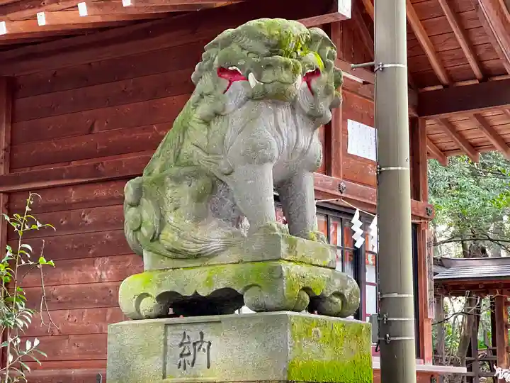 菅田天神社の狛犬