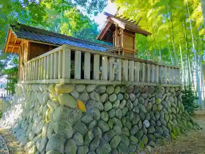 神明社荒神社(萩原町串作)の本殿・本堂