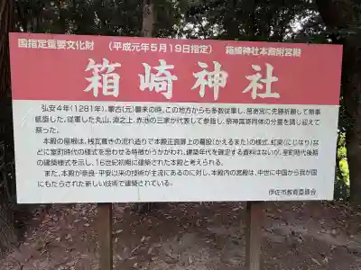 箱崎神社の{uncategorized: "未分類", other: "その他", undefined: "問題あり", building: "その他建物", grave: "お墓", sacred_gate: "鳥居", guardian: "狛犬", statue: "像", buddha: "仏像", history: "歴史", nature: "自然", garden: "庭園", animal: "動物", pagoda: "塔", temizu: "手水舎", mountain_gate: "山門・神門", sanctuary: "本殿・本堂", subordinate: "末社・摂社", art: "芸術", scenery: "景色", jizo: "地蔵", ema: "絵馬", goshuin: "御朱印", omikuji: "おみくじ", items: "授与品その他", amulet: "お守り", goshuincho: "御朱印帳", eats: "食事", festival: "お祭り", votive_dance: "神楽", shichigosan: "七五三参", wedding: "結婚式", experience: "体験その他", initially: "初詣", around: "周辺", anti_infection: "感染症対策"}