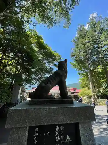 三峯神社の狛犬