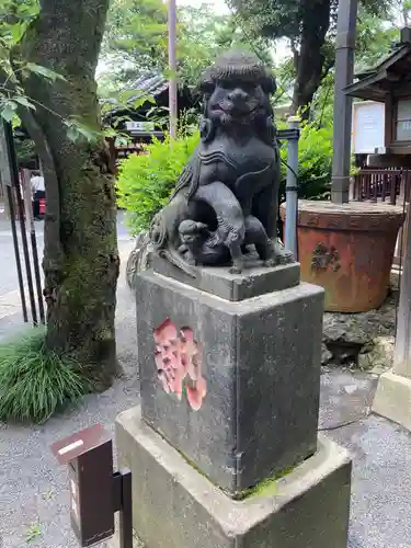 七社神社の狛犬