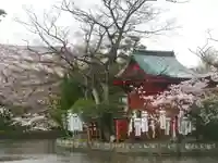 旗上弁財天社の景色