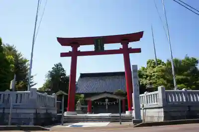 越中護国八幡宮の鳥居