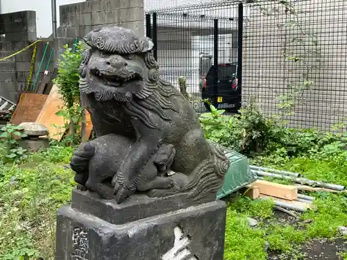 新橋鹽竃神社の狛犬