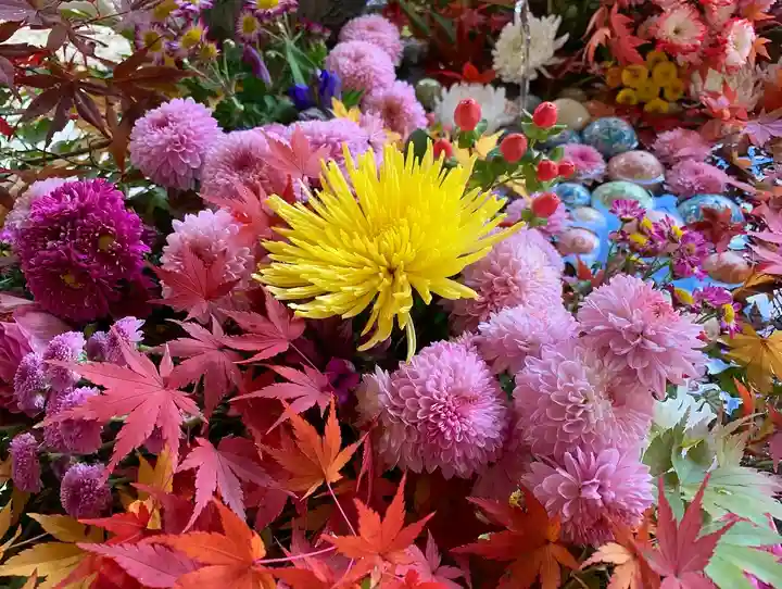 滑川神社 - 仕事と子どもの守り神の手水舎