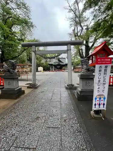 上野総社神社の鳥居