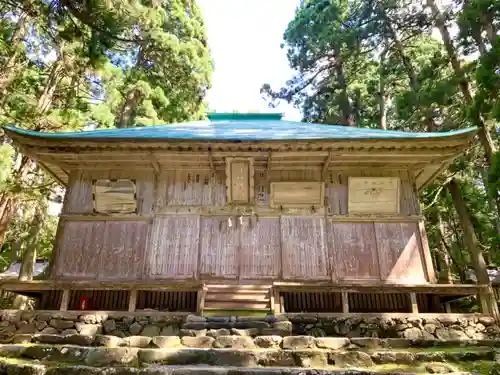 平泉寺白山神社の本殿・本堂