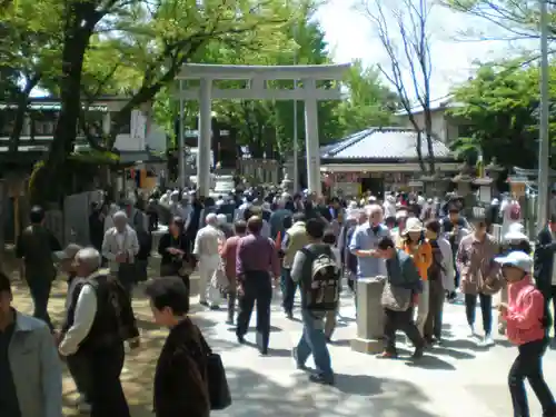 石切劔箭神社の鳥居