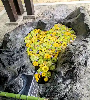 月寒神社の手水舎