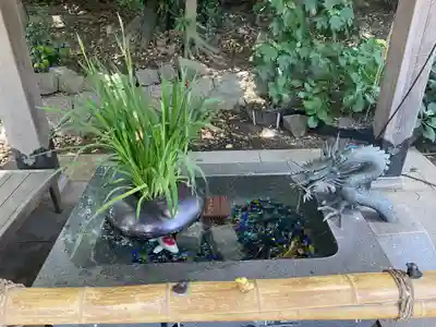 東海市熊野神社の手水舎