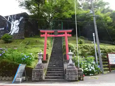 椎葉厳島神社の鳥居