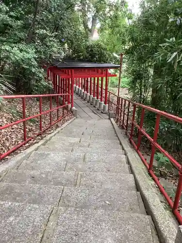 山神社・お福稲荷社・白龍大神の鳥居