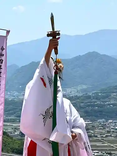 稲倉棚田社の神楽