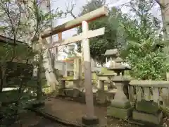 安積國造神社の鳥居