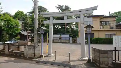 萩山八幡神社の鳥居