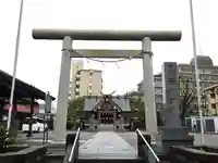 中割天祖神社の鳥居