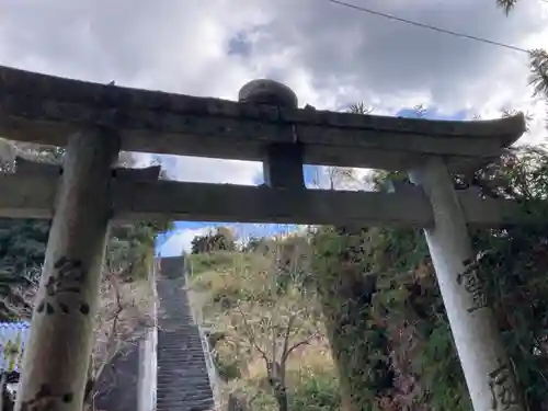 山の神神社の鳥居