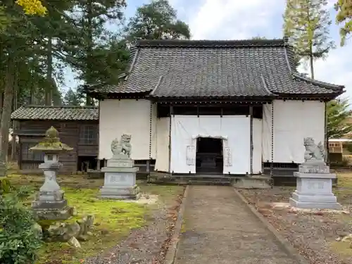 味真野神社の本殿