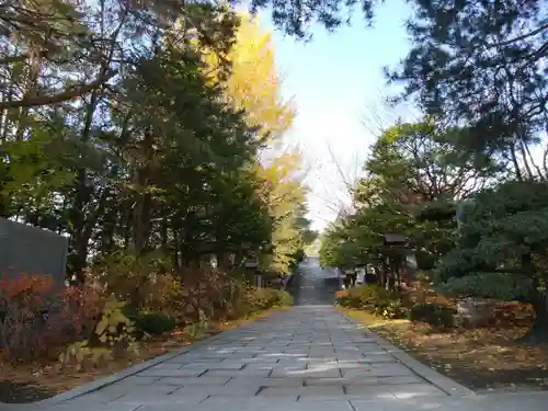 北見神社の景色