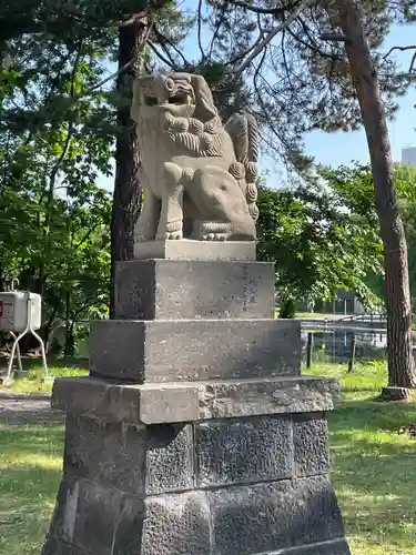 上川神社頓宮の狛犬