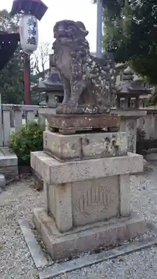 與杼神社の狛犬