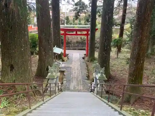 須山浅間神社の鳥居