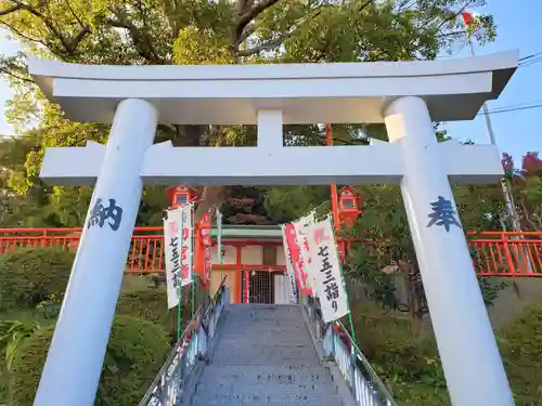 神戸水天宮の鳥居